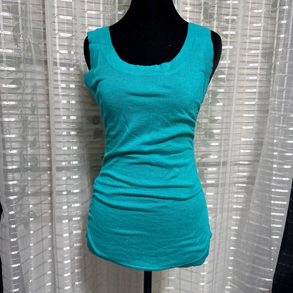 BCBGMaxAzria Turquoise Tank Top